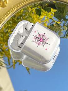 1 x Vỏ in hình mạng nhện, tương thích với Airpods - Nhiều màu - Xem 2