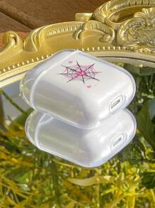 1 x Vỏ in hình mạng nhện, tương thích với Airpods - Nhiều màu - Xem 3