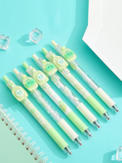 6pcs Bottle Decor Gel Pen