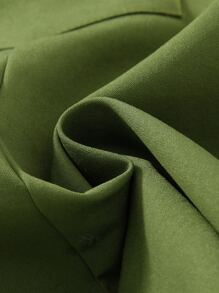 SHEIN 小男童字母補丁細節背帶連體短褲