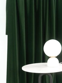 素色1片遮光窗簾 - 綠色 - 查看 5