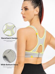 Wingslove 工字撞色滾邊寬帶運動文胸