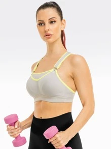 Wingslove 工字撞色滾邊寬帶運動文胸