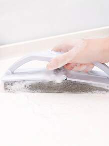 1pc Foldable Cleaning Sponge - Mauve Purple - View 5