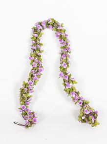 1/4PCS 人造花玫瑰植物藤蔓情人节礼物装饰家居装饰花藤餐桌花瓶装饰餐厅、卧室装饰材料、婚礼场地装饰、户外花园插花材料、餐桌装饰、餐桌摆饰、人造花、塑料花、情人节、礼物