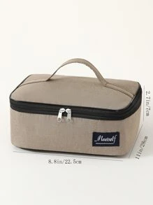 1 pieza Bolsa térmica unido en contraste - Caqui - Ver 6