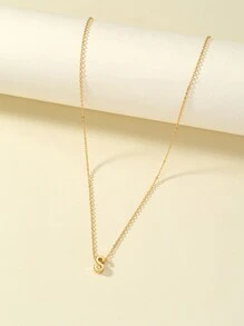 Letter Pendant Necklace - View 2