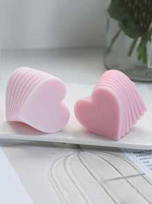 1pc Heart Design Candy Mold - White - View 4