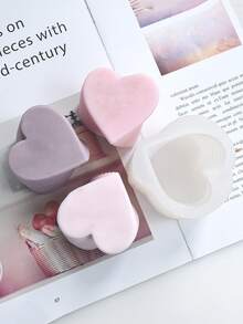 1pc Heart Design Candy Mold - White - View 8