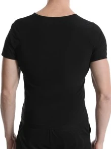 Sports Outdoor Men PU Polyurethane Sports Tee Gym Clothes Men - Blue - View 6