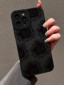 太陽花花紋手機殼，適用於 iPhone15/15Plus/15Pro/15Promax - 彩色 - 查看 1