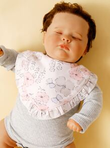 momscare 3pcs Baby Flower Pattern Bib - Multicolor - View 2