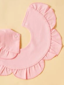 momscare Bebé 1 pieza Babero con diseño de flor - Rosa - Ver 3