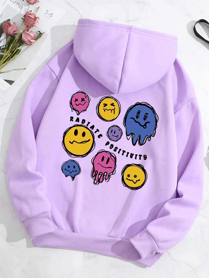 shein smiley face hoodie