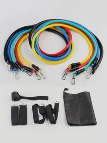 11pcs Pull Rope Muscle Training Resistance Band Set - Multicolor - View 4