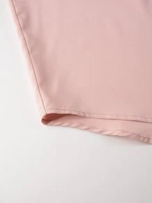 Manfinity Hypemode Men Drawstring Hooded Shirt Without Tee - Baby Pink - View 5