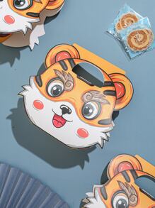 4pcs Cartoon Tiger Design Packaging Box - Multicolor - View 2