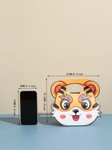 4pcs Cartoon Tiger Design Packaging Box - Multicolor - View 3