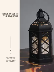 1 pieza Decoración con abertura LED linterna - Blanco - Ver 5