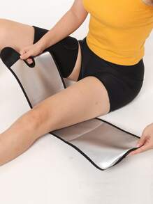 2pcs Plain Sports Leg Sleeve - Black - View 1