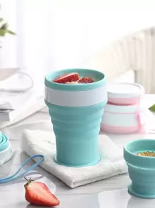 1入組可折疊杯子 - 藍色 - 查看 2