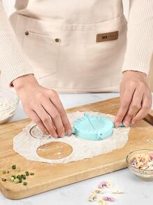 1入組素色塑膠水餃模具 - 藍色 - 查看 6