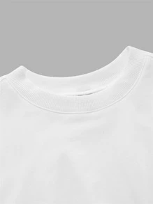 Manfinity Homme 男士素色背心上衣 - 白色 - 查看 3