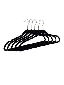 5pcs Non-slip Hanger Set - Black - View 2