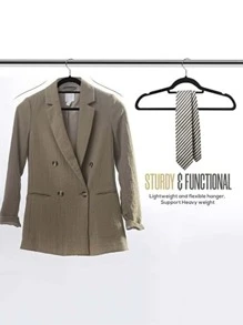 5pcs Non-slip Hanger Set - Black - View 4