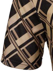 Manfinity Men Plaid Print Polo Shirt - Multicolor - View 4