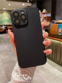 Funda básica de teléfono compatible con Apple iPhone 15/15Plus/15Pro/15Promax - Negro - Ver 5