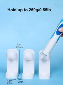 1 件电动牙刷架和支架，通用型收纳整理器家居浴室装饰秋季装饰返校 - 白色 - 查看 2