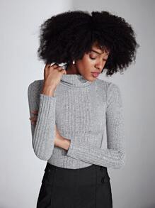 SHEIN Essnce Áo thun nữ - Màu Xám nhạt - Xem 3