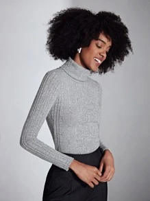 SHEIN Essnce Áo thun nữ - Màu Xám nhạt - Xem 7