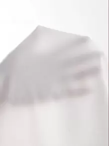 SHEIN BASICS Solid Form Fitted Cami Top Simple Fashion Daily Casual/Summer - White - View 6