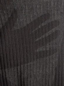 SHEIN BASICS Top tank corto de cuello scoop - Negro - Ver 6