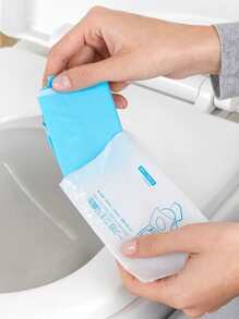 5入組一次性廁所墊 - 藍色 - 查看 4