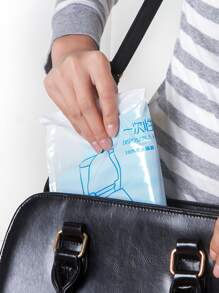 5入組一次性廁所墊 - 藍色 - 查看 5