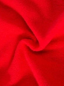 1 szt Jednolity kolor Polar koralowy Kapelusz dla zwierząt Dla , Odpowiedni Dla Koty I Psy W Wiosna I Jesień - Czerwony - Zobacz 6