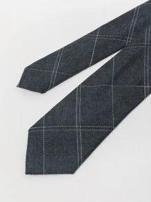 男士格紋圖案系帶 - 彩色 - 查看 6