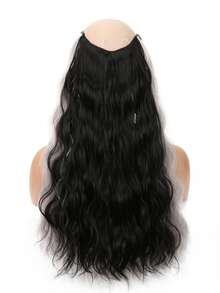 Extensión del pelo con clip medio rizado sintético - Dos Tonos - Ver 1