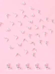 1盒扣飾DIY首飾配件