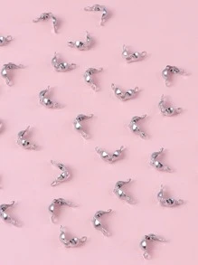 1box Buckle DIY Jewelry Accessory - Ancient Silver - View 3