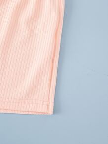 Toddler Girls Cami Top & Dobby Mesh Jacket & Shorts - Pink - View 3