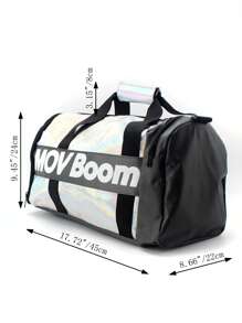 Large Capacity Fitness Training Bag - Silver - View 4