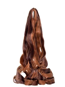 75 gam/gói Dài 24 Inch Tóc Tổng Hợp Phần Mở Rộng, Pháp Xoăn Bện Tóc Dệt, Lỏng Lượn Sóng Tóc Bồng Bềnh - Nhiều màu - Xem 1