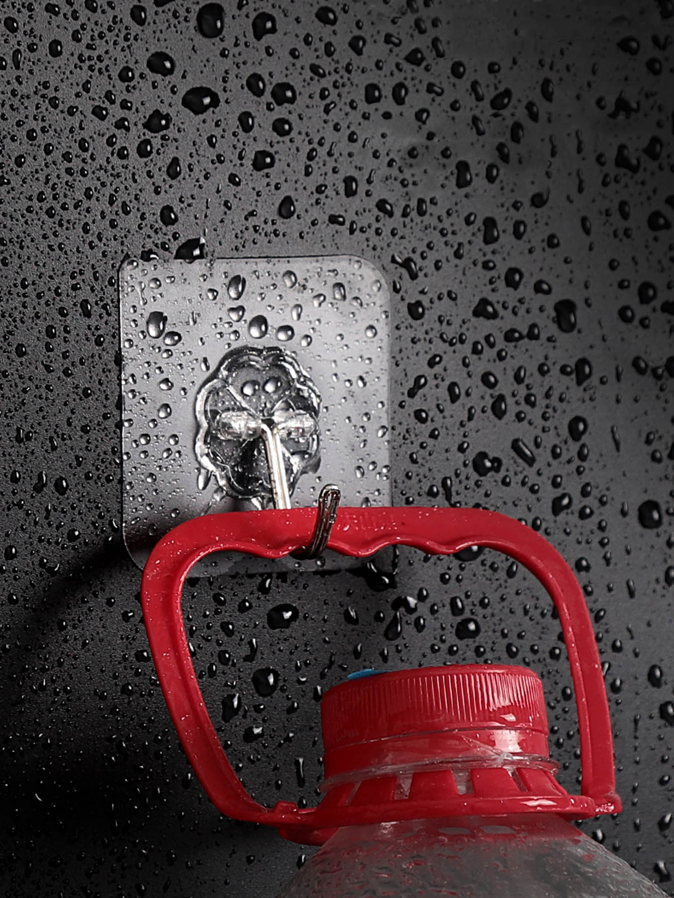 10/20入組透明梅花掛鉤，適用於浴室、廚房和客廳等多種用途 - 無色 - 查看 1