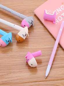 2pcs Cartoon Design Ballpoint Pen - Multicolor - View 4