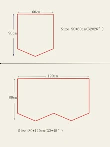 1 pieza Mantel con bordado floral - Multicolor - Ver 7