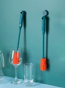 1pc Long Handle Cup Cleaning Brush - Multicolor - View 1